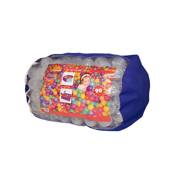 Saco 250 bolas transparentes