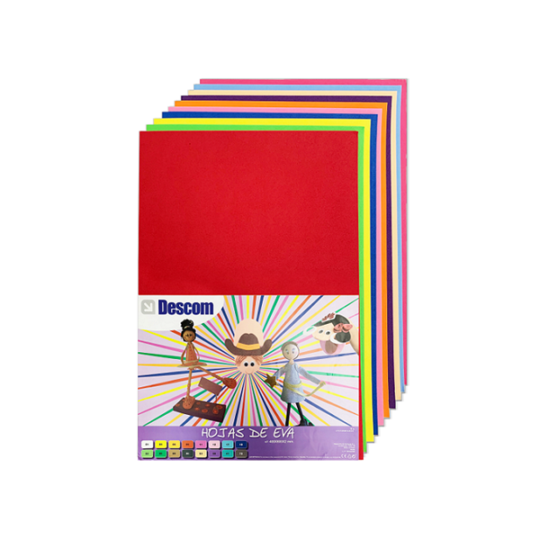 Plancha Eva lisa 40x60 cm paq. 10 u.
