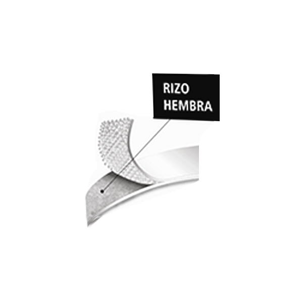 Cinta de cierre autoadhesiva Plico hembra 25 mm x 25 m