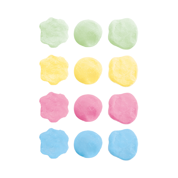 Plastilina Jovi colores pasteles 50 . Caja 6 u.