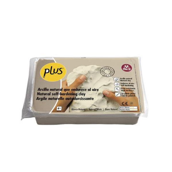 Pasta modelar Plus Blanca 1,5 Kg