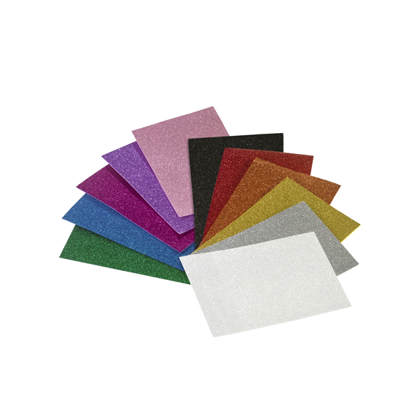 Plancha Eva purpurina 40x60 cm paq. 3 u.