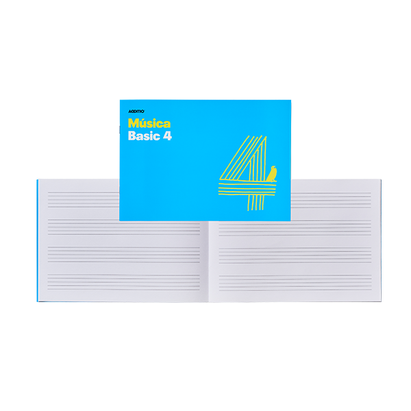 Cuaderno música primaria 4 Additio 20 p.