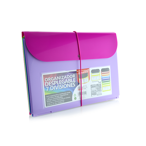 Organizador desplegable 7 divisiones