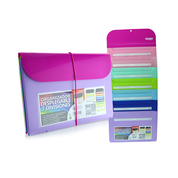 Organizador desplegable 7 divisiones