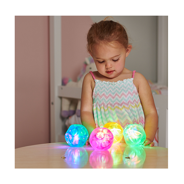 Bola luz irregular 8 cm Kit 4 u.