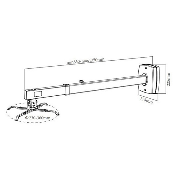 Soporte pared Approx appSV03P