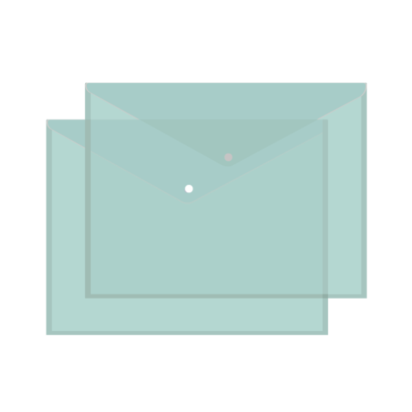 Sobre pp. A4 clip Verde Databank