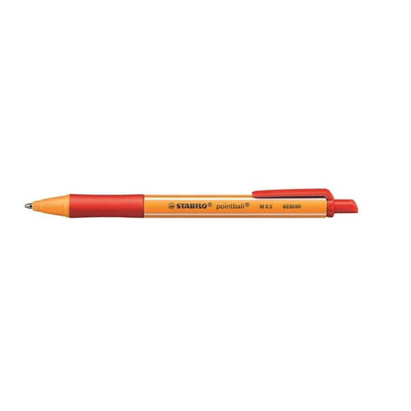 Bolígrafo Stabilo pointball Rojo