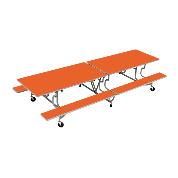 Mesas BY-65 244x76 alt.63 cm Naranja