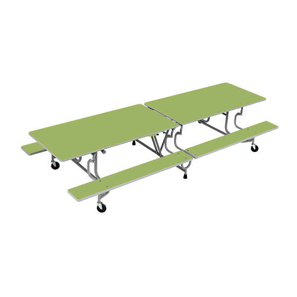 Mesas BY-65 244x76 alt.63 cm Verde osc.