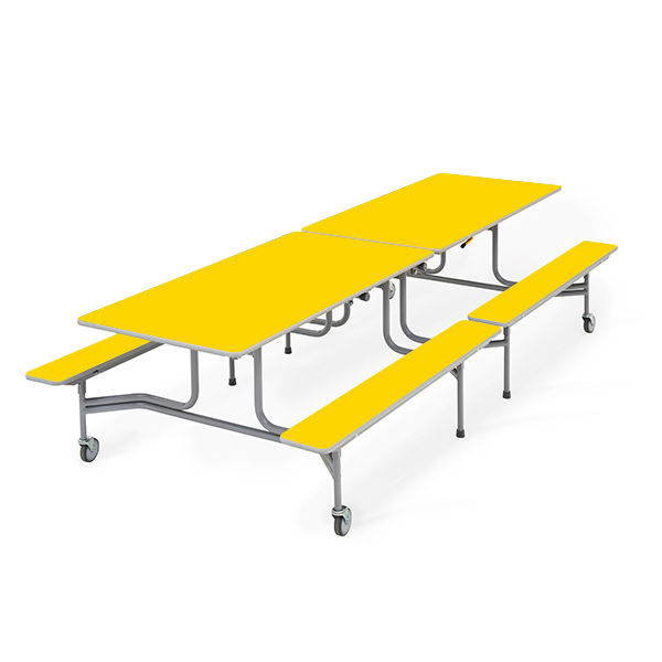 Mesa TTX13 305x75 cm alt. 68 cm Amarillo