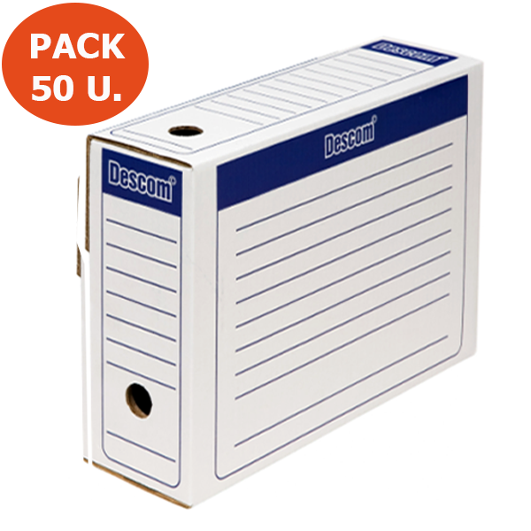 Archivador definitivo folio prolongado Descom. Pack 50