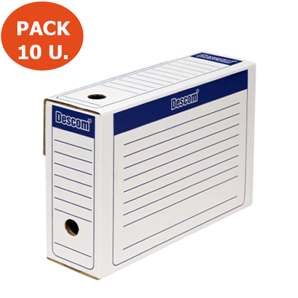 Archivador definitivo folio Descom. Pack 10
