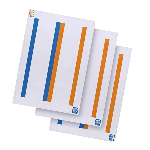 Etiquetas carpetas visor superior. Paq. 380