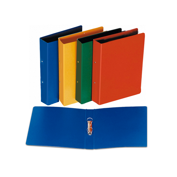 Carpeta 2 anillas 40 mm cartón colores