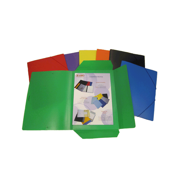 Carpeta gomas polipropileno folio