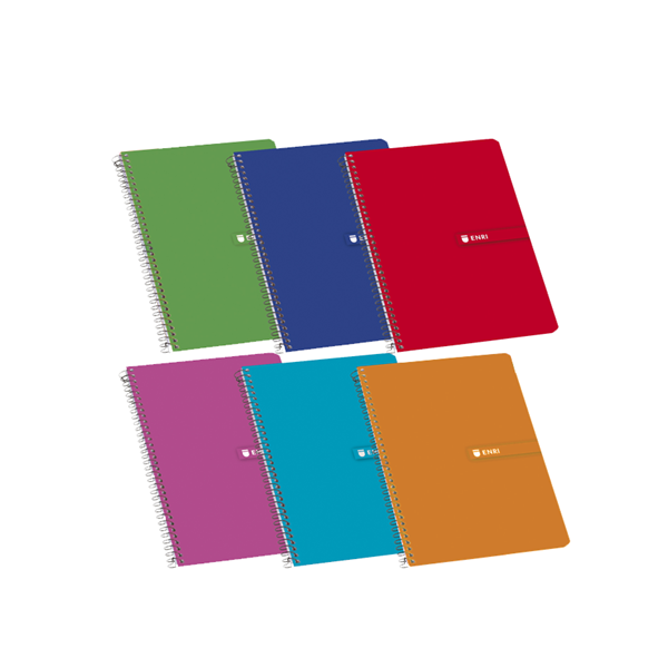 Cuaderno espiral Enri peq. tapa blanda