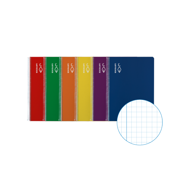 Cuaderno Escolofi tapa dura 4° 50 h. cuad. 4x4