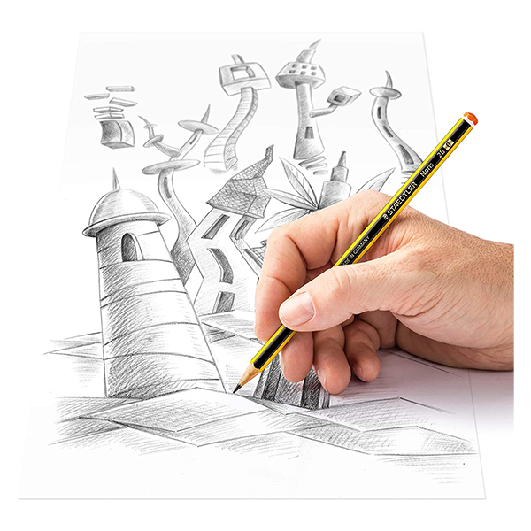 Lápiz Staedtler Noris 120 N°0 2B. Caja 12 u.