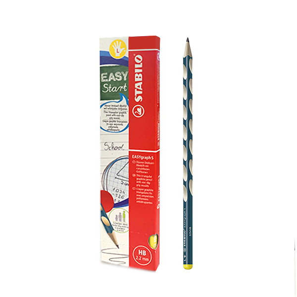 Lápiz Stabilo Easygraph fino zurdos. Caja 6 u.