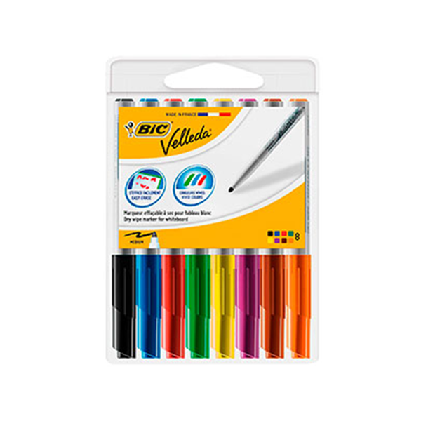 Rotulador Bic velleda medium 1741 surtido