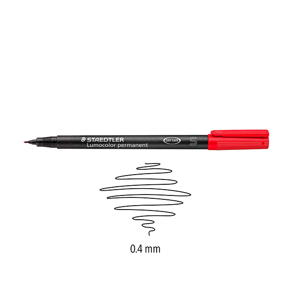 Staedtler Lumocolor 313 0,4 mm.