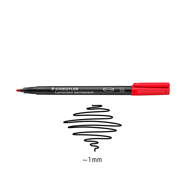 Marcador perman. Staedtler Lumocolor 317