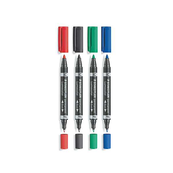 Staedtler lumocolor doble punta permanente