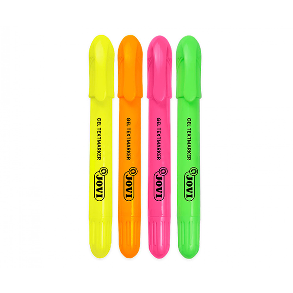 Jovi gel fluorescente. Estuche 4 u.