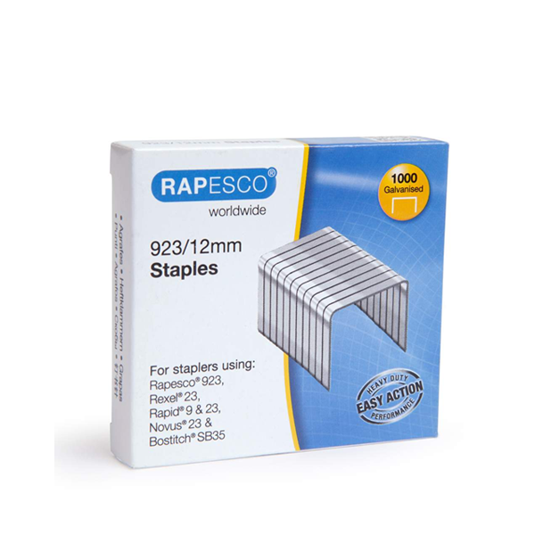Grapas Rapesco 923/12 mm