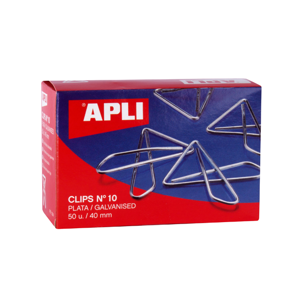 Clips mariposa Apli  Nº20 60 mm Caja 50 u.