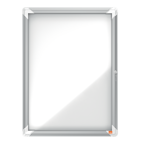 Vitrina exterior superficie blanca Nobo Premium Plus