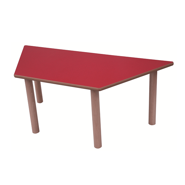 Mesa trapecio 120x60 cm T0 alt. 40 cm