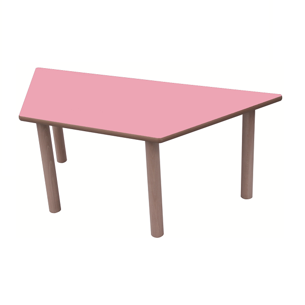 Mesa trapecio 120x60 cm T2 alt. 53 cm