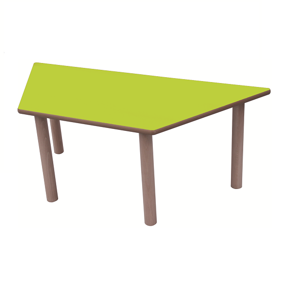 Mesa trapecio 120x60 cm T3 alt. 59 cm