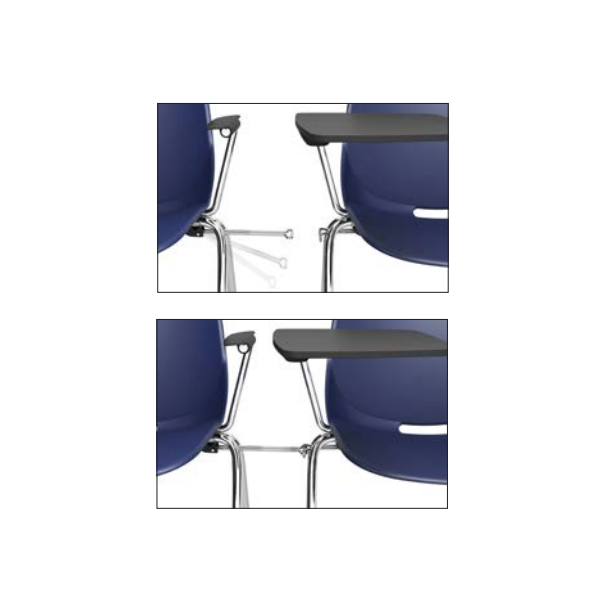 Piezas unión sillas Quick 200-202-203-205