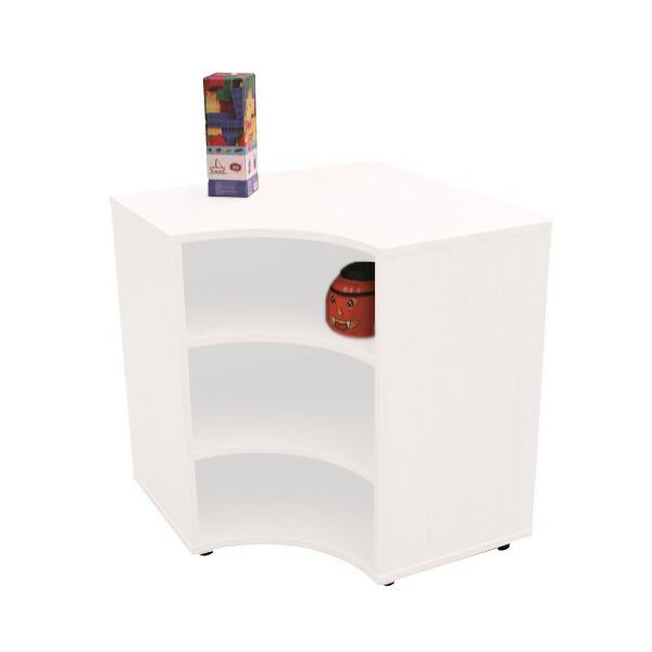 Mueble bajo rinconero blanco