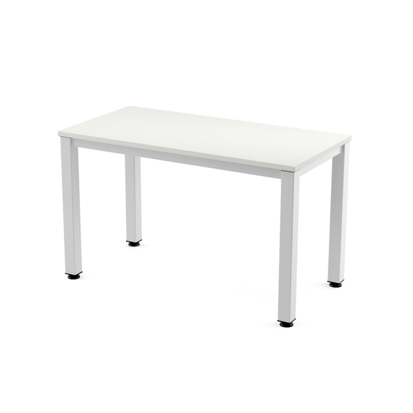 Mesa operativa rect. est. Blanco 120x60