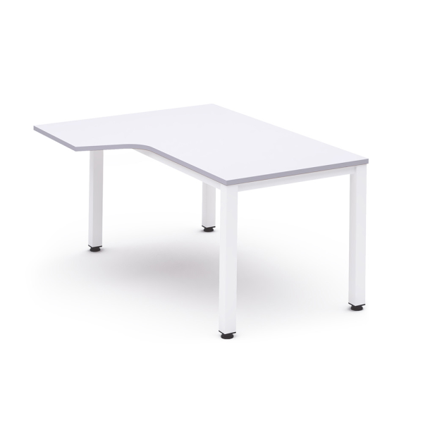 Mesa Executive L izq. est. Blanco 160x110x80