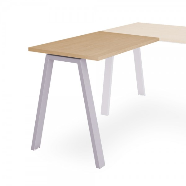 Ala para mesa White recta 100x60 cm