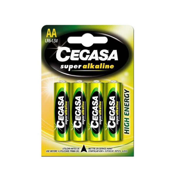 Blíster 4 pilas Cegasa super alcalinas LR6-AA