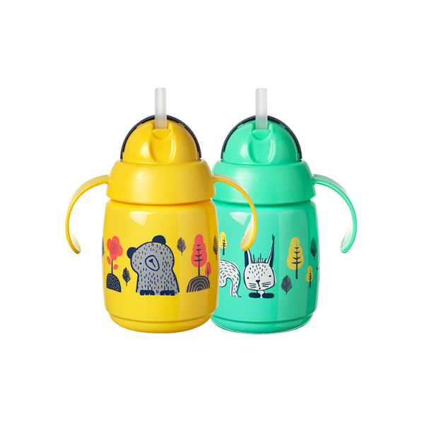 Vaso aprendizaje con caña 300 ml