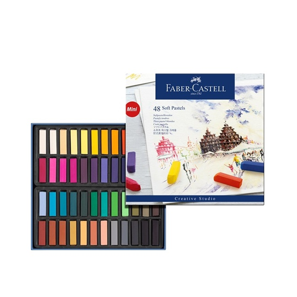 Tizas pasteles blandos Creative Studio. Caja 48 u.