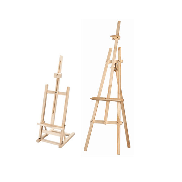 Caballete pintura madera pino alt. 180 cm