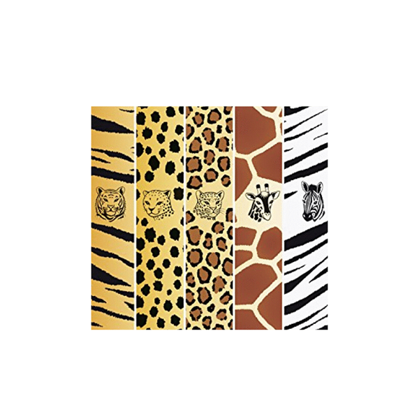 Cartulina Leopardo y Guepardo 50x70. Pack 12