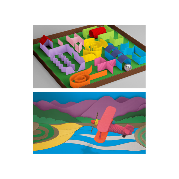 Cartón ondulado Canson 50x70 cm 300 g