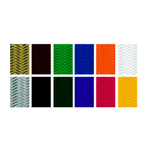 Hojas cartón ondulado 3D 50x70 300 g Pack 10