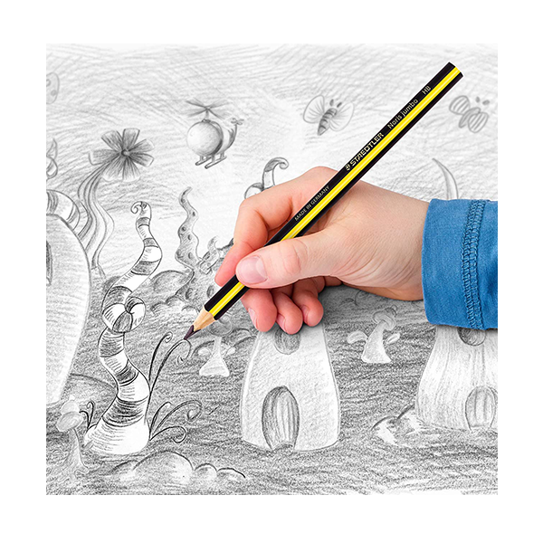 Lápiz Staedtler Noris HB 119 jumbo. Caja 12