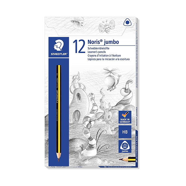 Lápiz Staedtler Noris HB 119 jumbo. Caja 12